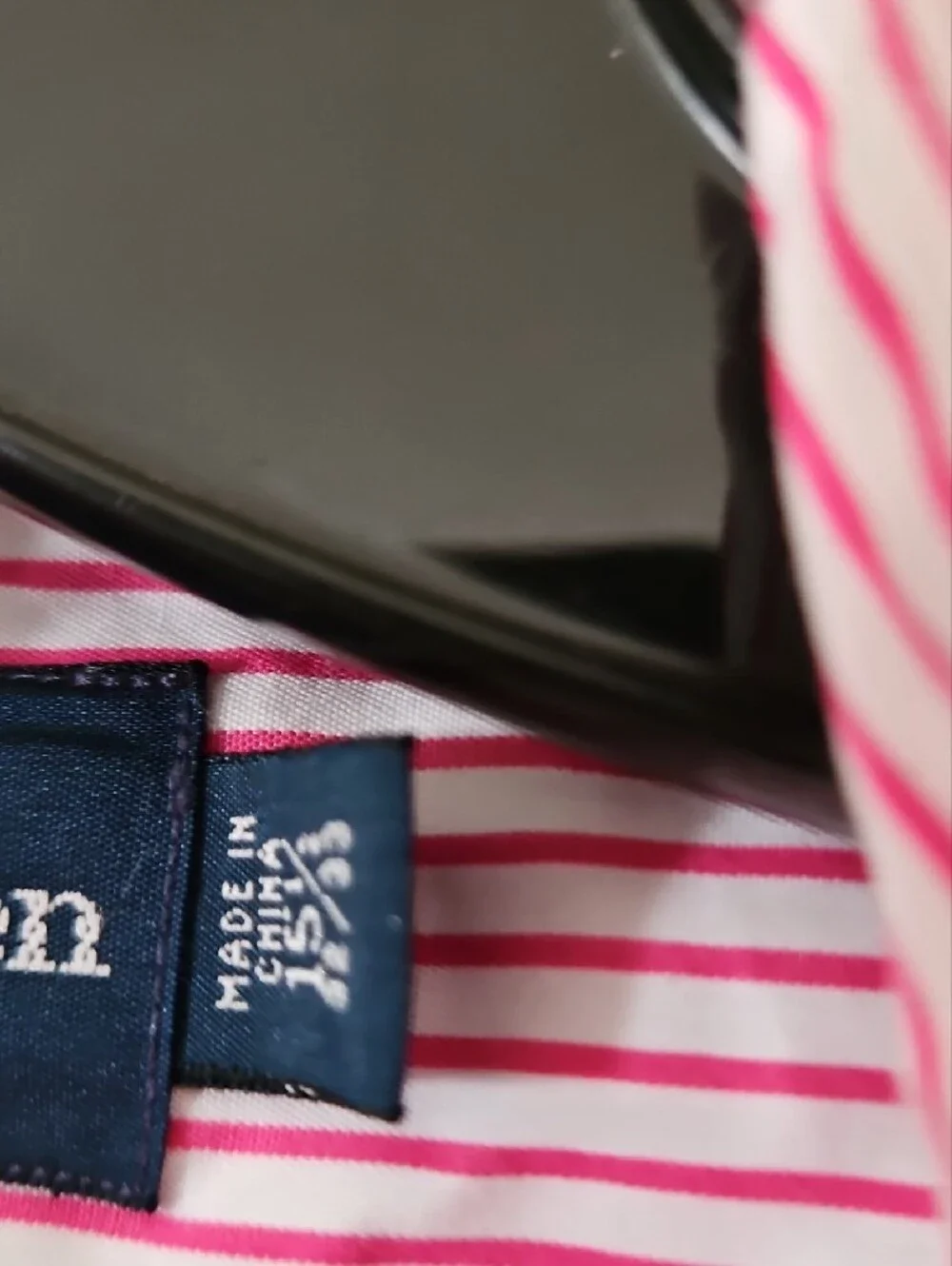 Polo by Ralph Lauren Pink & White Striped Button-Down Shirt